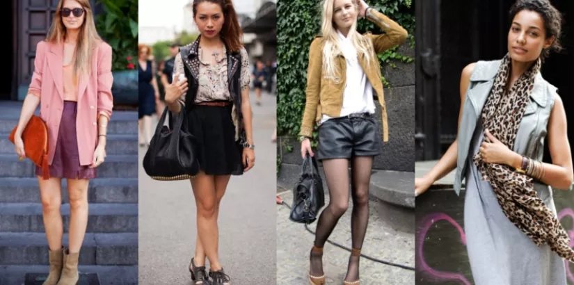 Stylish City: vintage denim, summer leather and 70s style 