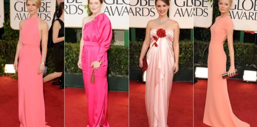 Golden Globes 2011 - pink color trend