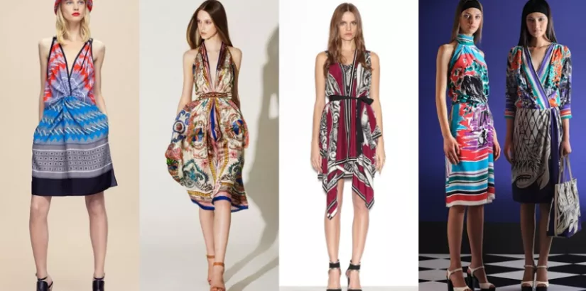 resort 2012 trend: batik scarf dress