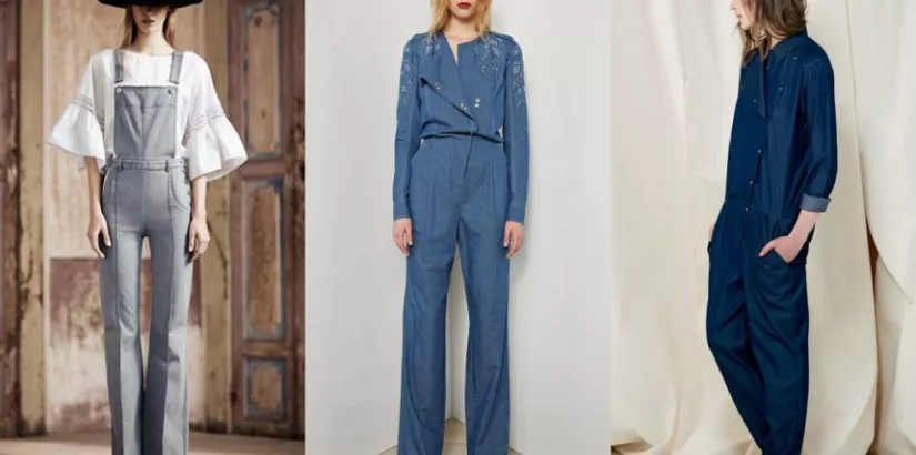 Denim trends resort 2014: overalls and jumpsuits