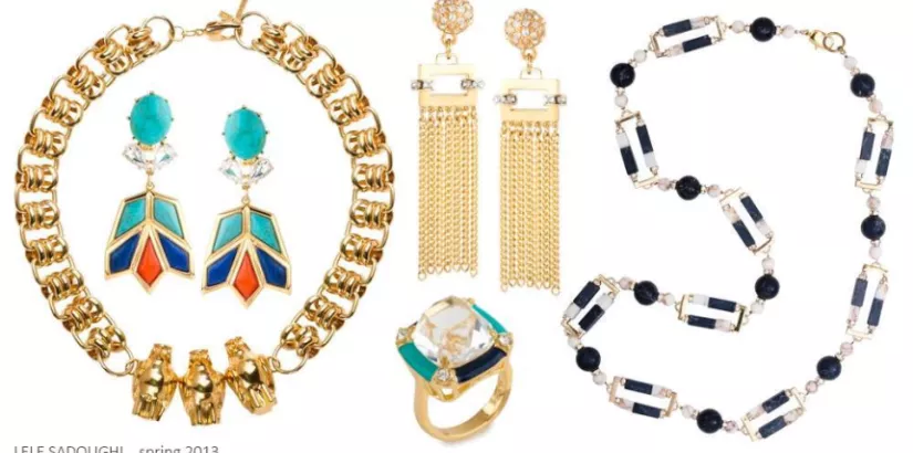 Lele Sadoughi spring 2013 jewelry collection