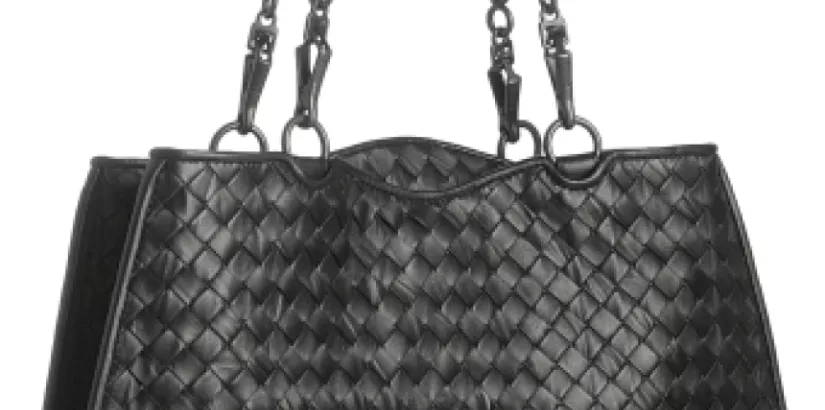 Leather small tote