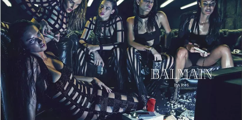 Balmain's Spring Summer 2015 advertising campaign
