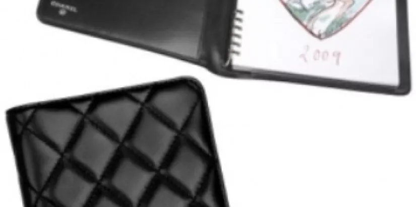 Chanel leathered agenda