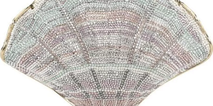 Clam Shell fine-crystal clutch