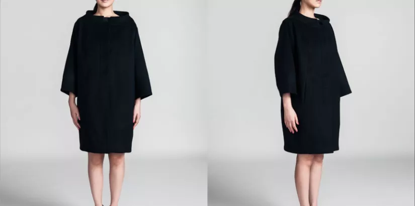 Cocoon coat by Christian Blanken