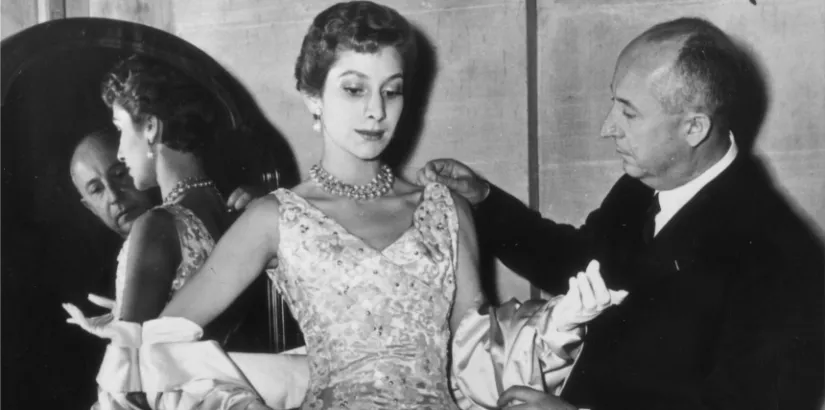 French fashion designer Christian Dior