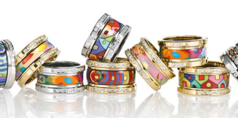 Handcrafted enamel jewellery
