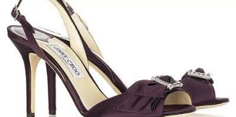 Satin sandal