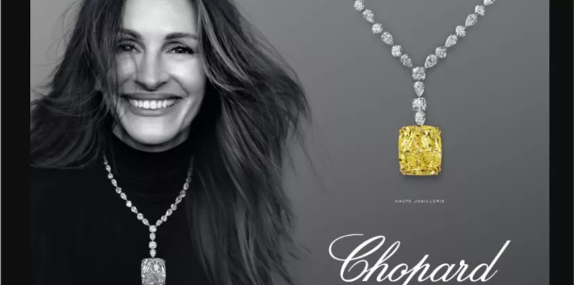 Julia Roberts Sparkles in Chopard's New Happy Diamonds Campaign