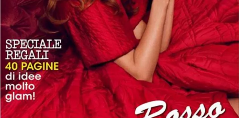 Lily Cole Models in Cover Story of Glamour Italia