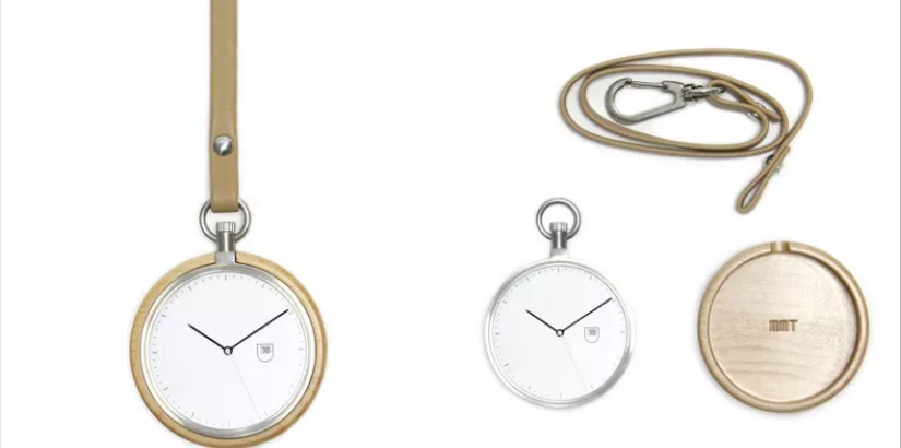 Pocket Watch - Calendar Maple