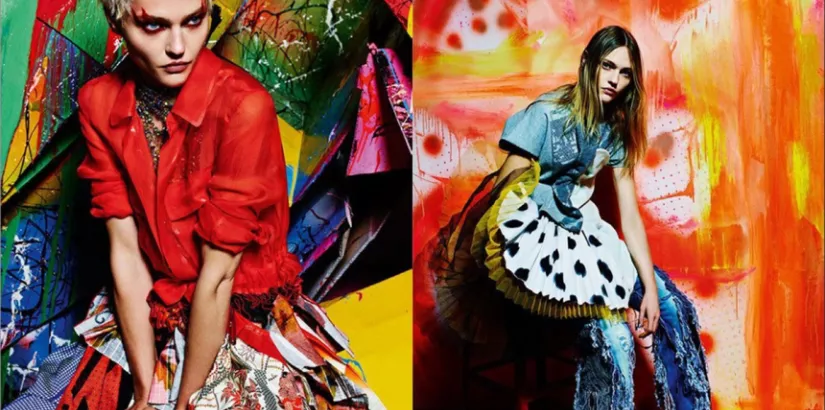 Sasha Pivovarova for Vogue Italia