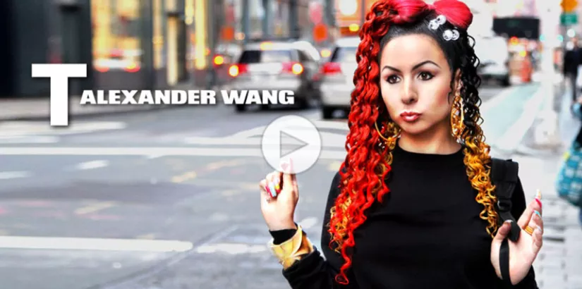 Bon Qui Qui starring in T by Alexander Wang spring 2013 film