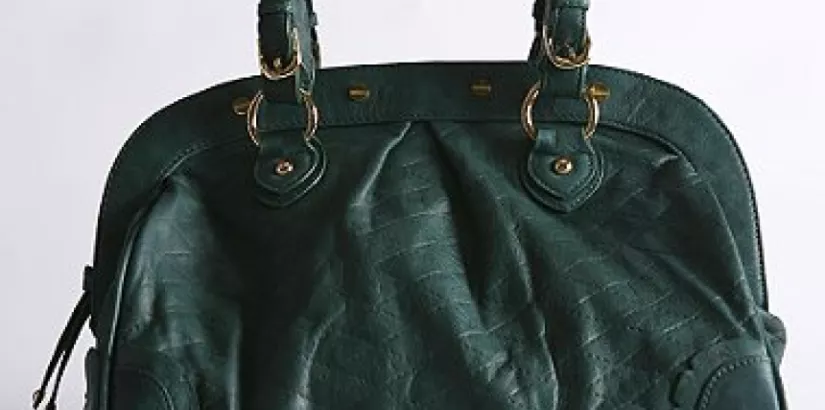 Leather satchel