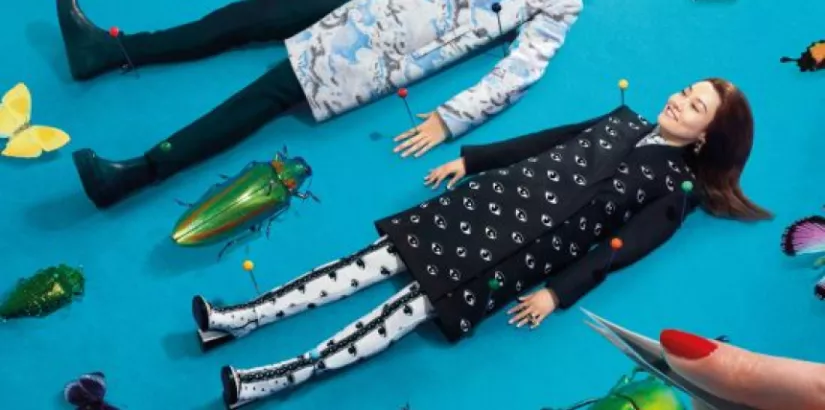 Rinko Kikuchi and Sean O'Pry for Kenzo fw 2013 ad campaign