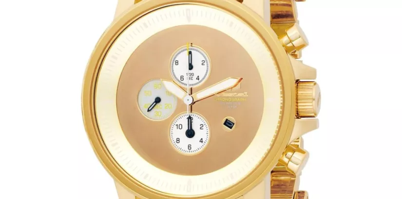 Leather Gold Watch