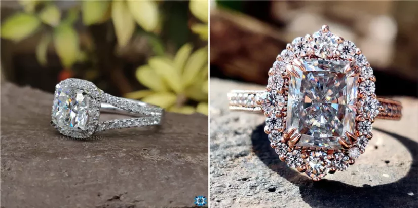 moissanite rings