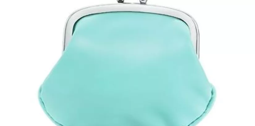 Patent-leather coin purse