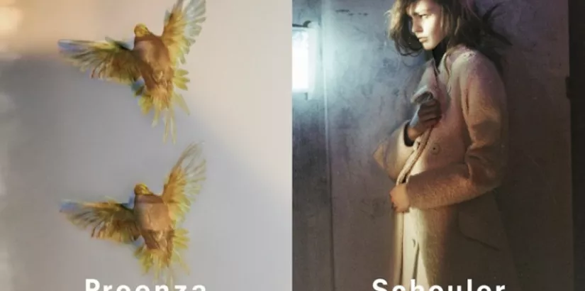 Sasha Pivovarova by David Sims for Proenza Schouler fw2013