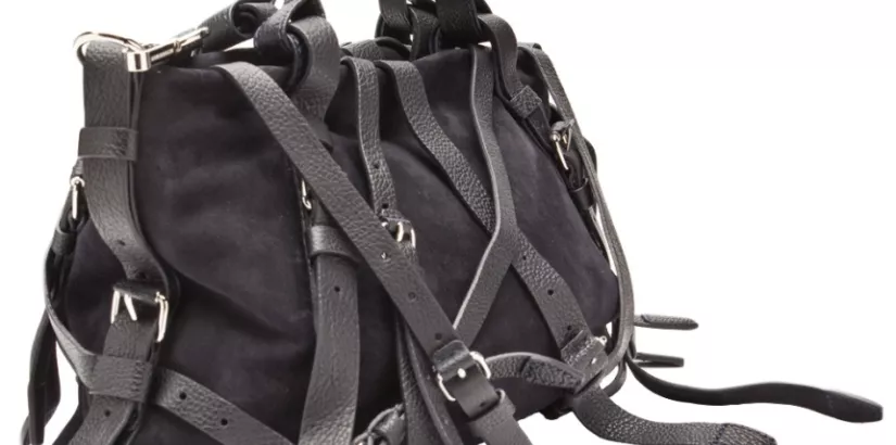 suede bag