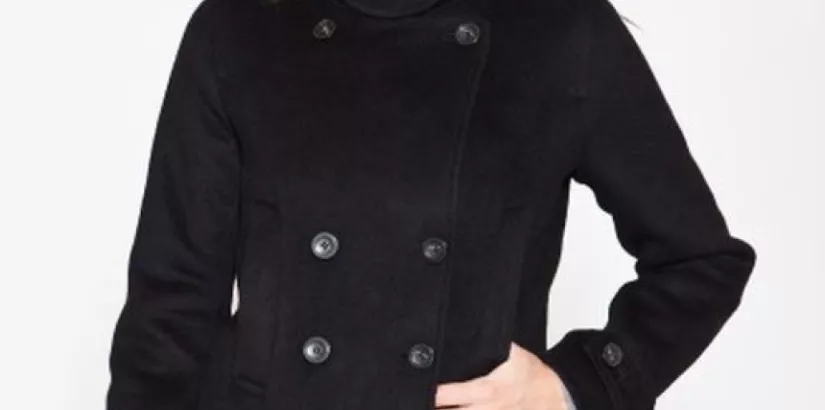 wool blend peacoat