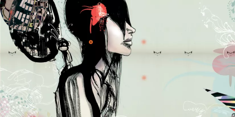 Naja Conrad's illustrated women