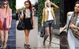 Stylish City: vintage denim, summer leather and 70s style 