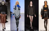 leather shorts trend - fw 2011/2012