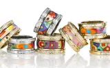 Handcrafted enamel jewellery
