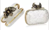Iris Plexiglas box clutch