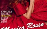 Lily Cole Models in Cover Story of Glamour Italia