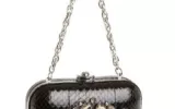 Rafe Sasha Metallic Clutch