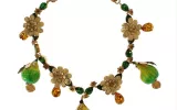 Dolce&Gabbana FIG Fruit Sicily Crystal Necklace