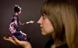 Marina Bychkova holding Echo