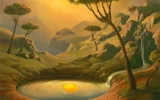 Vladimir Kush, Breakfast on The Lake